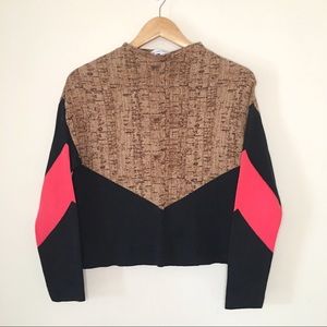 & Other Stories Cork Print Long Sleeve Top S